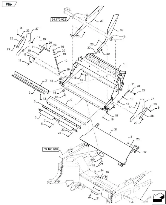 48187029 - пластина износа